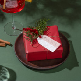 Pink Allure Editable Blush Feminine Branding ギフトタグ