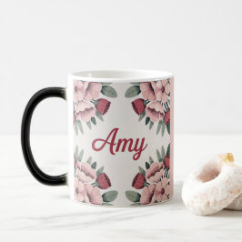 Pink Amy Floral Morphing Mug モーフィングマグカップ