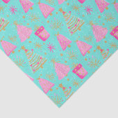 Pink and Aqua Festive Christmas  薄葉紙 (詳細)