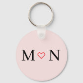 Pink and Black Best Couples キーホルダー (正面)