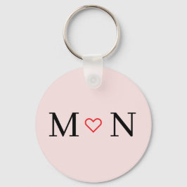 Pink and Black Best Couples キーホルダー