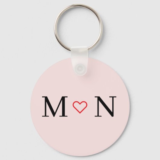 Pink and Black Best Couples キーホルダー (正面)