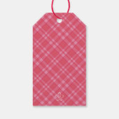 Pink and Black Gated Rose Princess Birthday  ギフトタグ (裏面)