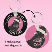 Pink and Black Gothic Crow Stocking Stuffer キーホルダー