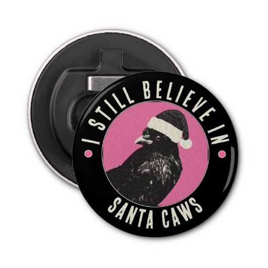 Pink and Black Gothic Crow Stocking Stuffer 栓抜き (正面)