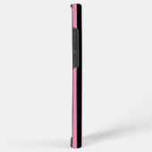 Pink and Black Stripes  Samsung Galaxyケース (右側面)