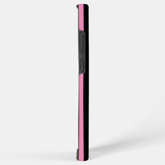 Pink and Black Stripes  Samsung Galaxyケース (右側面)