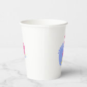 Pink and Blue Baby Footprints 紙コップ (右)