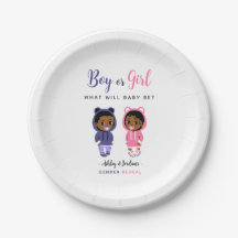 Pink and Blue Black Hoodie Baby Gender Reveal