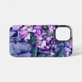 Pink and Blue Floral PopSocket iPhoneケース (裏面横)