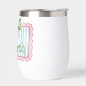 Pink and Blue Frame With Green Gingham Bow (左面)