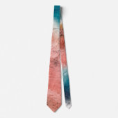 Pink and Blue Metal Textures ネクタイ (正面)