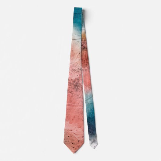 Pink and Blue Metal Textures ネクタイ (正面)