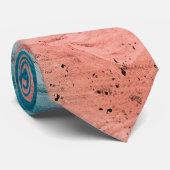 Pink and Blue Metal Textures ネクタイ (ロール)