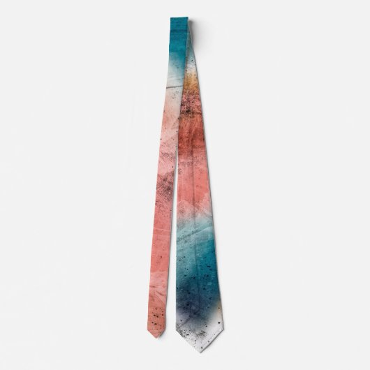 Pink and Blue Metal Textures ネクタイ (裏面)