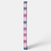 Pink and Blue Plaid Phone Case Samsung Galaxyケース (左側面)
