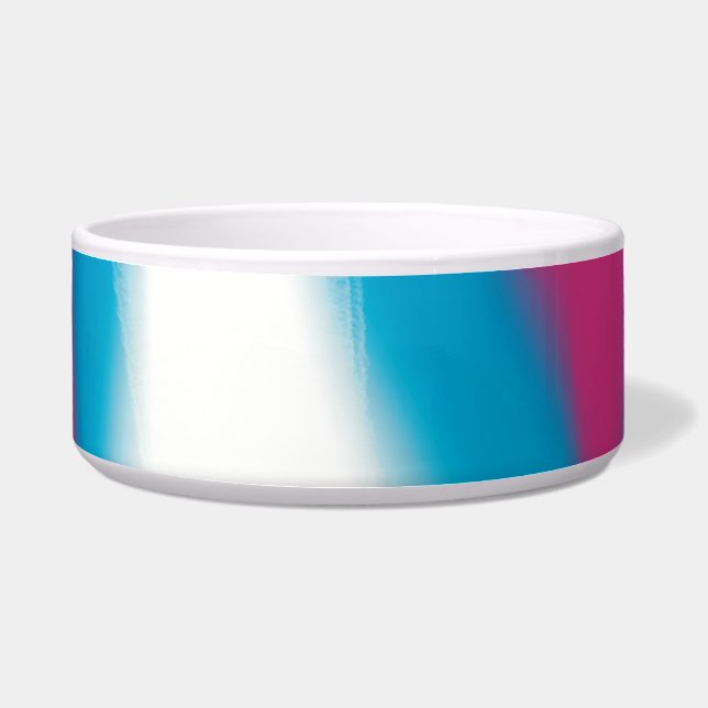 Pink and Blue Waves ボウル (正面)