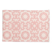 Pink And Cream Farmhouse  枕カバー (裏面-左)