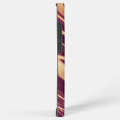 Pink and Gold Glamour Abstract Art Phone Case Samsung Galaxyケース (右側面)