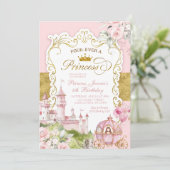 Pink and Gold Kingdom Four-ever a Princess  招待状 (スタンド正面)