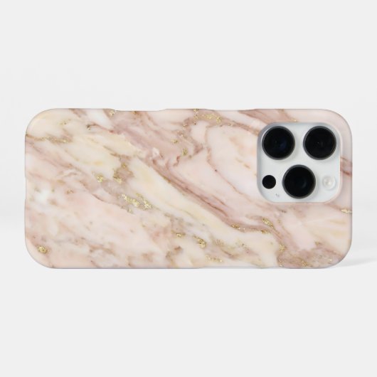pink and gold marble iPhoneケース (裏面横)