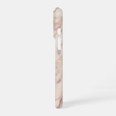 pink and gold marble iPhoneケース (左側面)