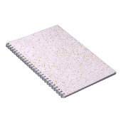 Pink and Gold Sparkle Notebook ノートブック (右側)