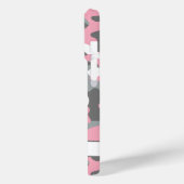 Pink and Gray Camouflage Personalized Case-Mate iPhoneケース (裏面 / 左)