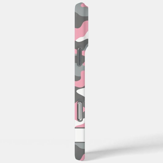 Pink and Gray Camouflage Personalized Case-Mate iPhoneケース (裏面 / 右)