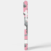 Pink and Gray Camouflage Personalized Case-Mate iPhoneケース (裏面 / 左)