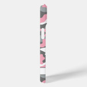 Pink and Gray Camouflage Personalized Case-Mate iPhoneケース (裏面 / 右)