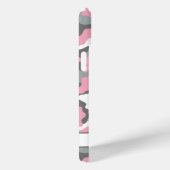 Pink and Gray Camouflage Personalized Case-Mate iPhoneケース (裏面 / 右)