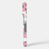 Pink and Gray Camouflage Personalized Case-Mate iPhoneケース (裏面 / 左)