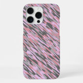 pink and gray green camo abstract iPhoneケース (裏面)