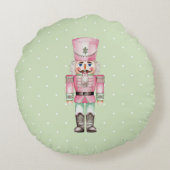 Pink and Green ラウンドクッション (裏面)