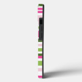 Pink and Green Stripe Tough Case-Mate iPhone Case iPhoneケース (裏面 / 左)
