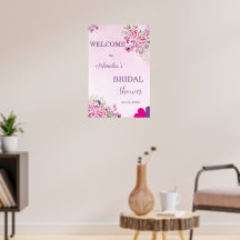 Pink and Magenta Colour Classical Bridal Welcome