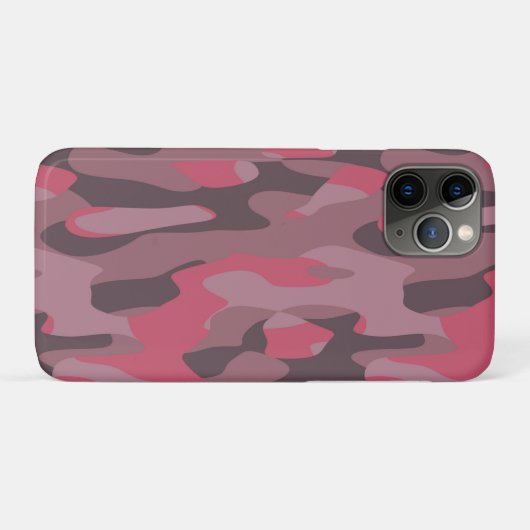 pink and mauve Camo abstract Case-Mate iPhoneケース (裏面(横))