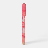 Pink and Mint Green Abstract Marble Phone Case iPhone 16ケース (右側面)