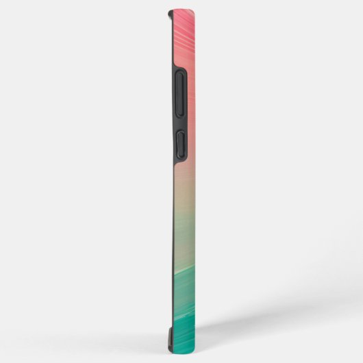 Pink and Mint Green Abstract Pattern Phone Case Samsung Galaxyケース (右側面)