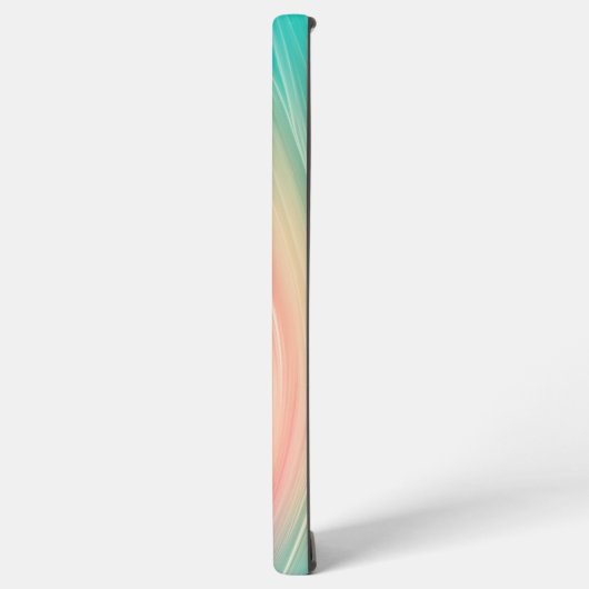 Pink and Mint Green Abstract Pattern Phone Case Samsung Galaxyケース (左側面)
