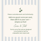 Pink and Orange Elegant Script Wedding Place Card テーブルナンバー