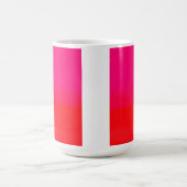 Pink and Orange Gradient  コーヒーマグカップ (中央)