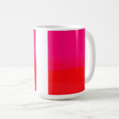 Pink and Orange Gradient  コーヒーマグカップ (正面右)