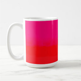 Pink and Orange Gradient コーヒーマグカップ