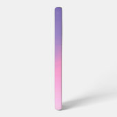 Pink and Purple Clouds Star Moon Real Photo Samsung Galaxyケース (左側面)