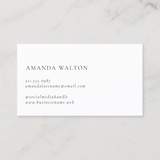 Pink and Purple Monogram QR Code Modern 名刺 (裏面)