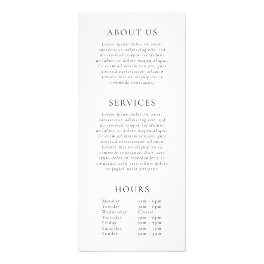 Pink and Purple Monogram QR Code Modern Business ラックカード (裏面)