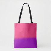 Pink and Purple Ombré Art トートバッグ (正面)