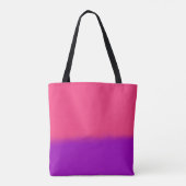 Pink and Purple Ombré Art トートバッグ (裏面)